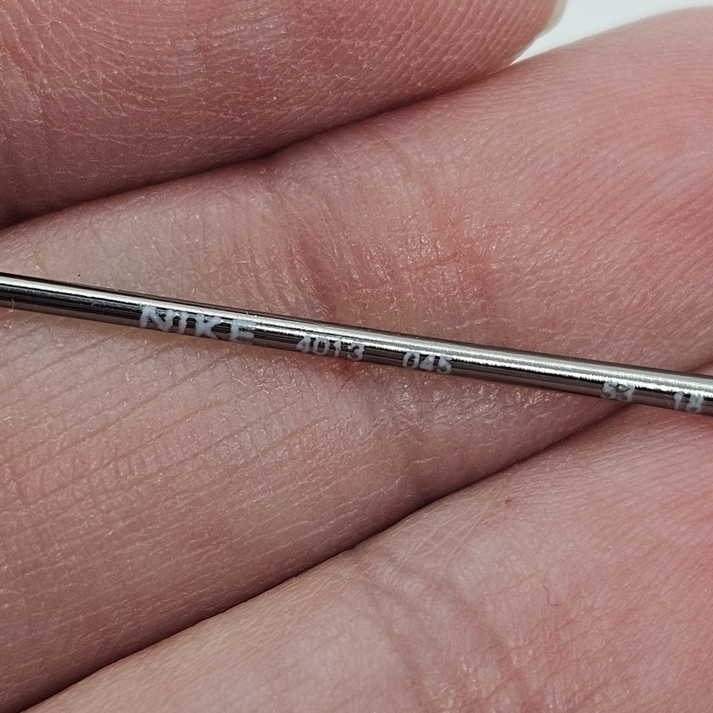 Nike With Flexon Silver Tone Rectangular Glasses … - image 3